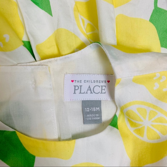 Baby girl lemon printed dress  🍋🍋🍋🍋 - Picture 4 of 8